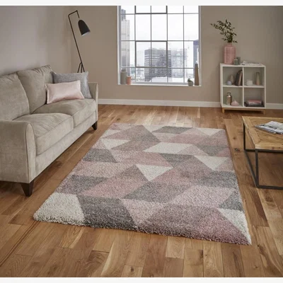 Knees Think Rugs Royal Nomadic 7611 Rose/Cream  -  120cm x 170cm Rug