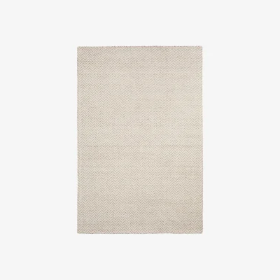 Kave Home Calira beige woven jacquard wool rug 300 x 200cm