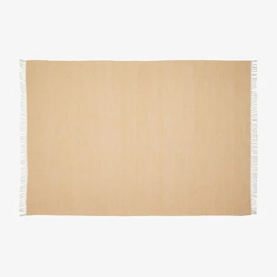 Kave Home Elbia PET mustard coloured rug 160 x 230 cm