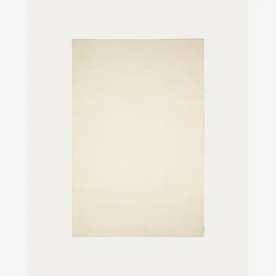 Kave Home Mascarell rug, cotton and polypropylene in white, 200 x 300 cm