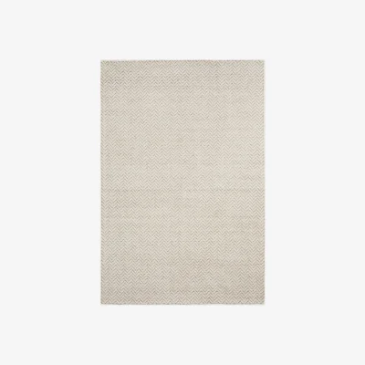 Kave Home Calira beige woven jacquard wool rug 230 x 160cm