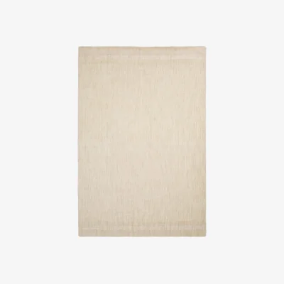 Kave Home Dalena beige striped jacquard wool rug 230 x 160cm