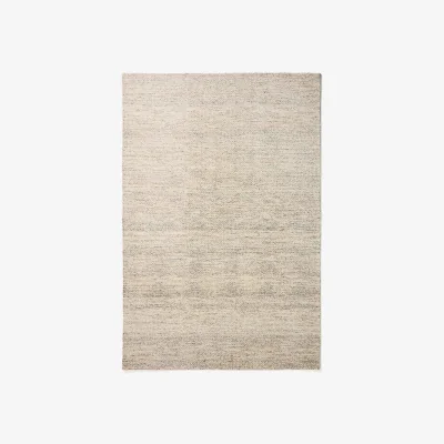 Kave Home Lenuo ecru wool and cotton jacquard rug 160 x 230cm