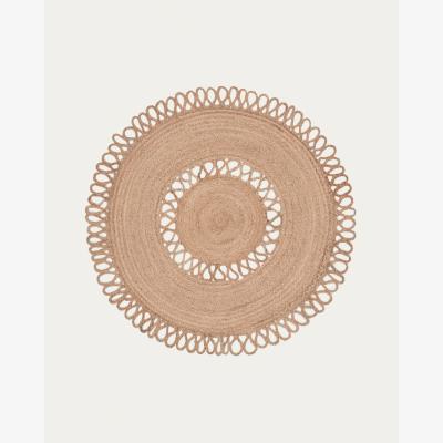 Kave Home Vicenza 100% jute round rug, Ø 120 cm
