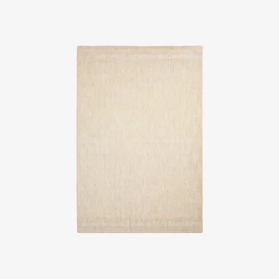 Kave Home Dalena beige striped jacquard wool rug 300 x 200cm
