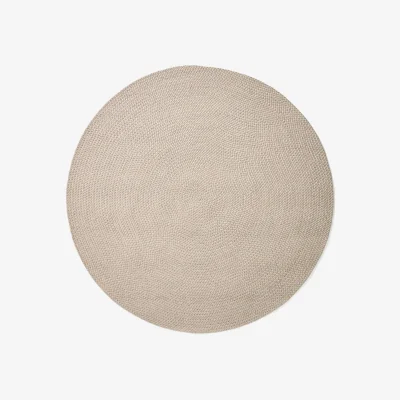 Kave Home Despas ecru synthetic fibre rug Ø200cm