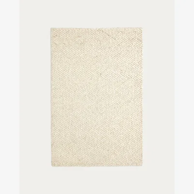 Kave Home Miray white wool rug 160 x 230 cm