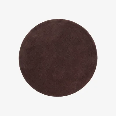 Kave Home Empuries brown round rug Ø200 cm