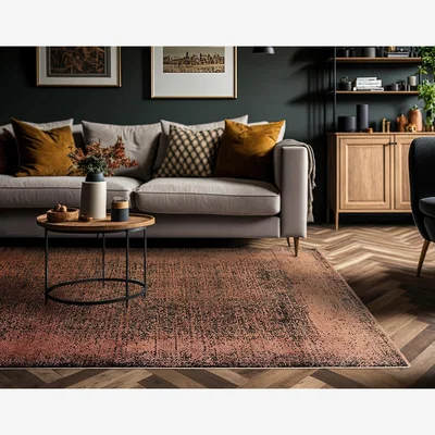 La Redoute Premium Textured Contemporary Border Rug