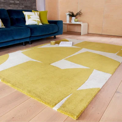 La Redoute Recycled Hand Tufted Abstract Rug