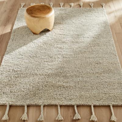 La Redoute Néroli Hand Knotted Fringed Wool Rug
