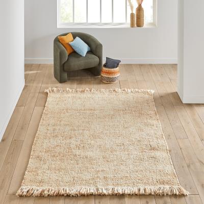 La Redoute Armoise Fringed Jute and Wool Rug