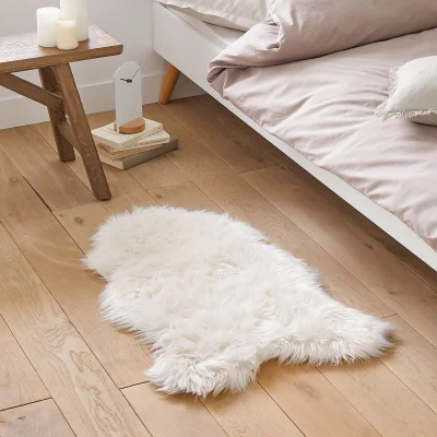 La Redoute Livio Faux Fur Bedside Rug