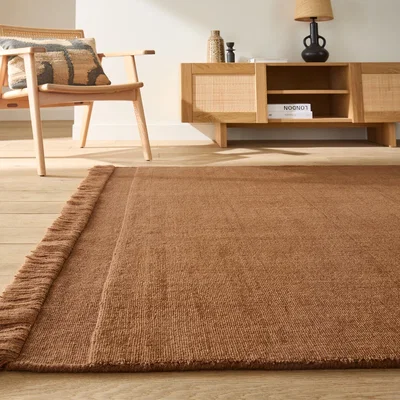 La Redoute Osni Rug in Wool and Cotton
