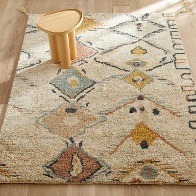 La Redoute Mirjana Hand Knotted Berber Style Tassel Wool Rug