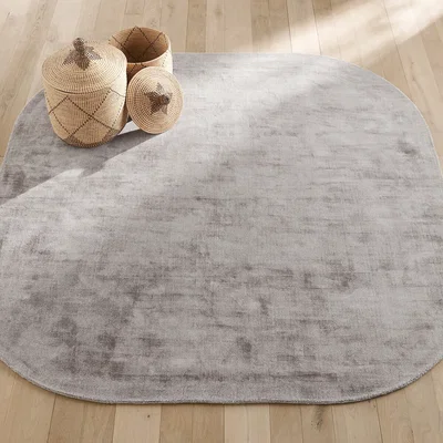 La Redoute Mustha Square Lyocell Rug