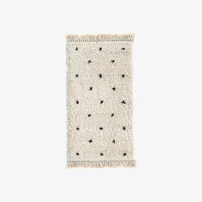 La Redoute The Ava Berber-Style Spotted Bedside Rug