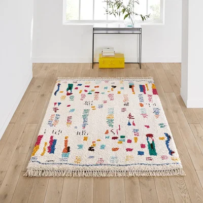 La Redoute Caspia Colourful Berber-Style Rug