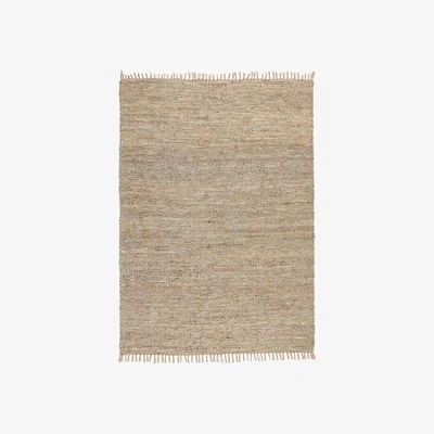 La Redoute Aidas Jute & Leather Rug