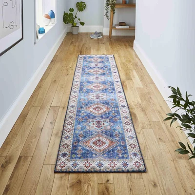 La Redoute Colourful Traditional Style Runner Rug - 225x60cm