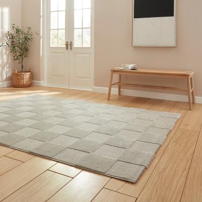 La Redoute Modern Geometric Checkerboard Rug
