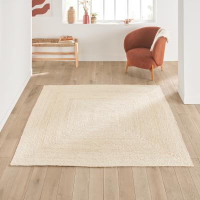 La Redoute Aftas Square 100% Bleached Jute Rug