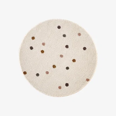 La Redoute Khella Round Spotty Rug