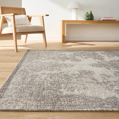 La Redoute Osca Flat Woven Rug with Vintage, Used Effect