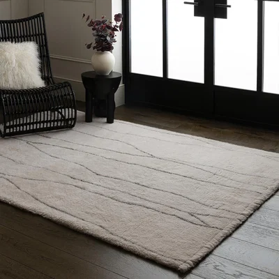 La Redoute Azera Washable Berber Lineal Rug