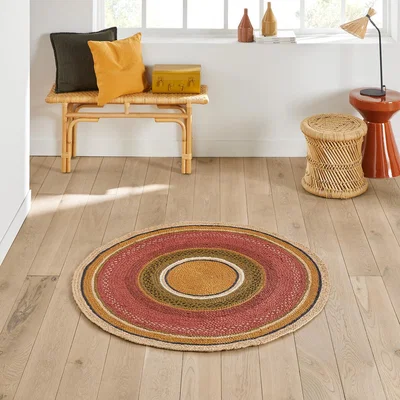 La Redoute Raudity Multicoloured Round Jute Rug