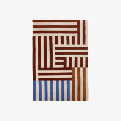 La Redoute Elsie Striped 100% Wool Rug
