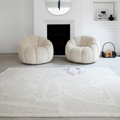 La Redoute Contrast Dyed Abstract Pattern Rug in 100% Wool