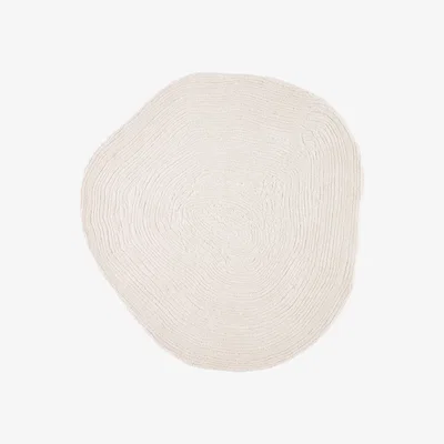 La Redoute Ostia Pebble-Shaped Wool Rug