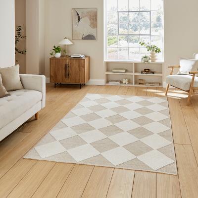 La Redoute Diamond Pattern Hi-Low Textured Pile Rug