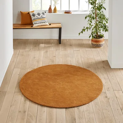 La Redoute Renzo Large Round Tufted Cotton Rug