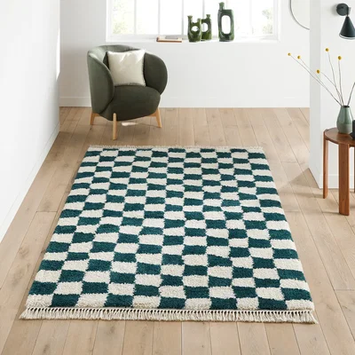 La Redoute Danito Checkerboard Rug