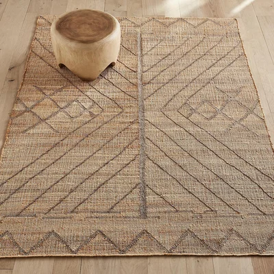 La Redoute Navala Textured Hand Woven Jute Rug