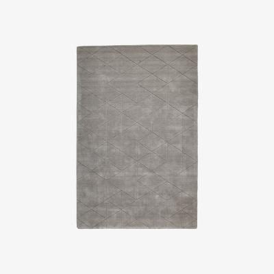 La Redoute Subtle Triangle Tiled Geometric Patterned Rug in 100% Wool