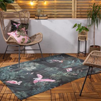La Redoute Platalea Exotic Washable Digitally Printed Indoor/Outdoor Rug