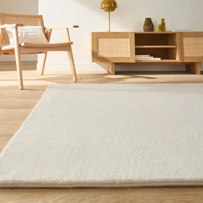 La Redoute Esmia Rectangular Rug in Imitation Fur