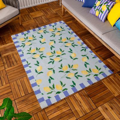 La Redoute Lemons Printed Indoor/Outdoor Rug