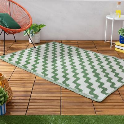 La Redoute Wave Printed Woven 100% Recycled Indoor/Outdoor Rug