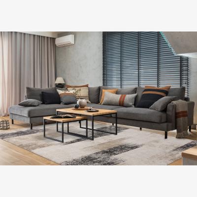 La Redoute Distressed Abstract Lines Rug