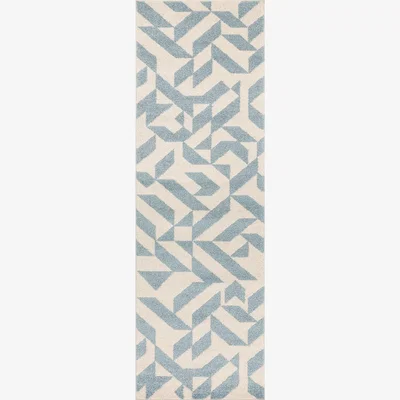 La Redoute Shapes Flatweave Runner Rug - 240x66cm