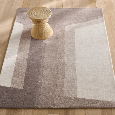 La Redoute Luce Lyocell/Wool Hand-Tufted Rug