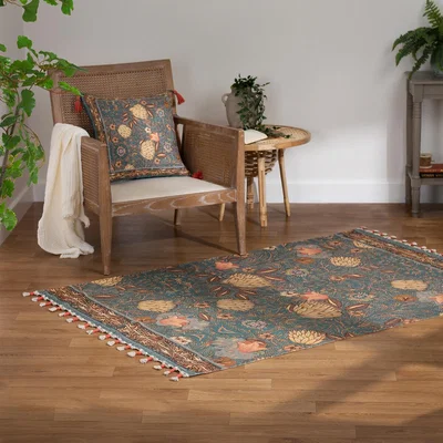 La Redoute Bolais Cotton Tasselled Indoor Rug