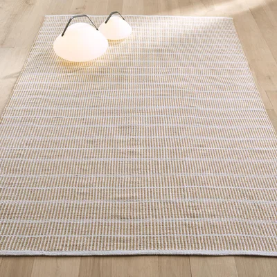 La Redoute Linear 100% Recycled Polyester Outdoor Rug