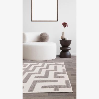 La Redoute Plush Abstract Lines Rug
