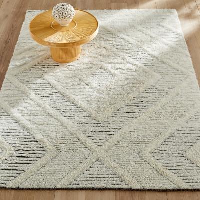 La Redoute Nilou Berber Style Wool and Cotton Rug