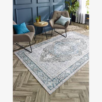 La Redoute Distressed Traditional Machine Washable Rug